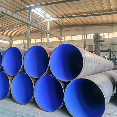 Inner epoxy powder coating welded pipe