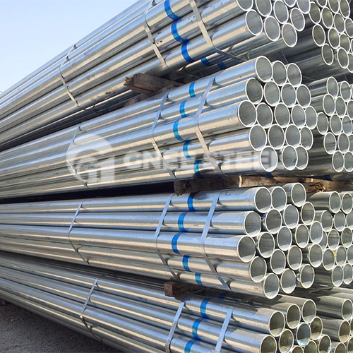 Fire-rated galvanized steel pipes
